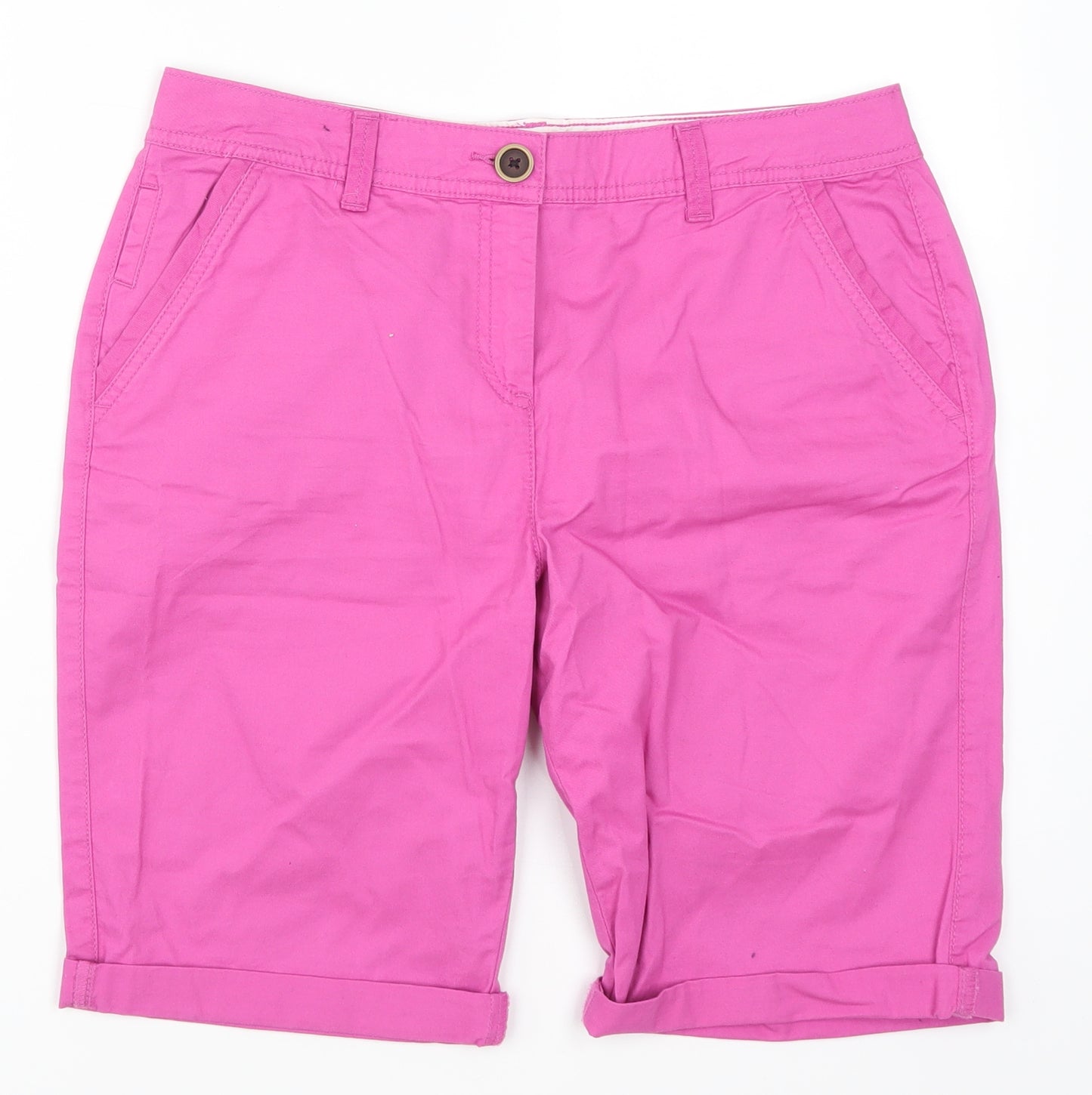 BHS Womens Pink   Bermuda Shorts Size 10