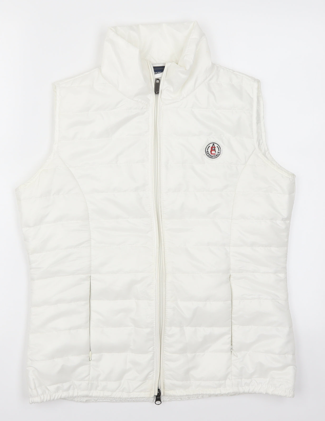 ESMARA Womens White   Gilet Coat Size 14