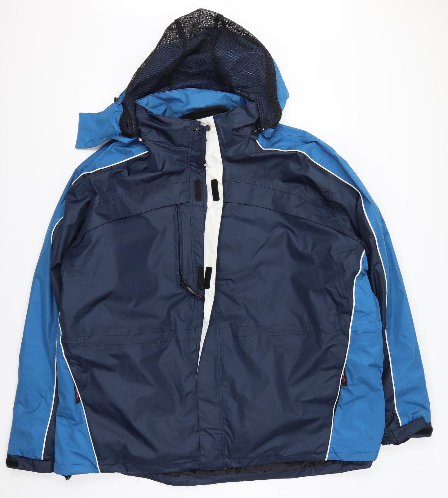 Snowdonia Mens Blue   Rain Coat Coat Size 3XL  - Detachable Fleece