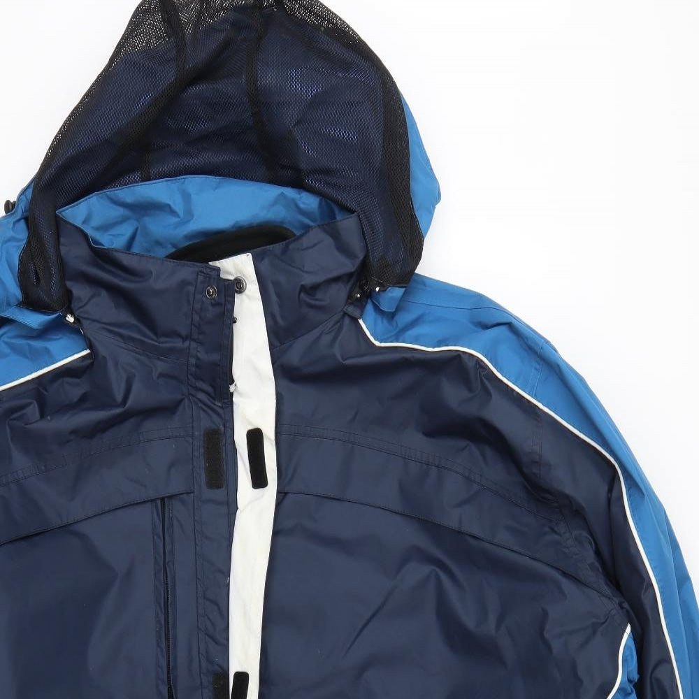 Snowdonia Mens Blue   Rain Coat Coat Size 3XL  - Detachable Fleece