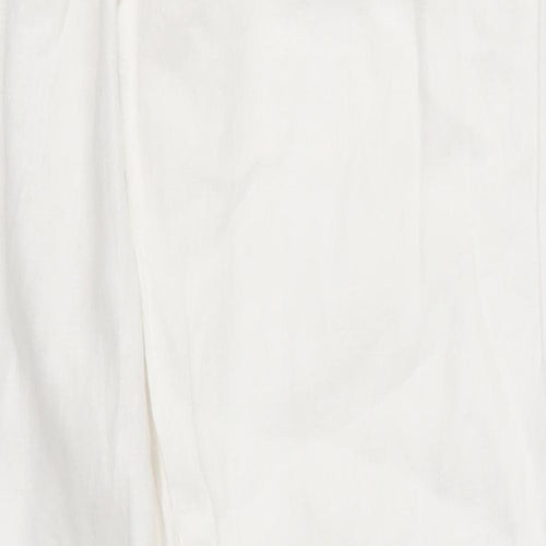 Matalan Womens White   Trousers  Size 8 L28 in