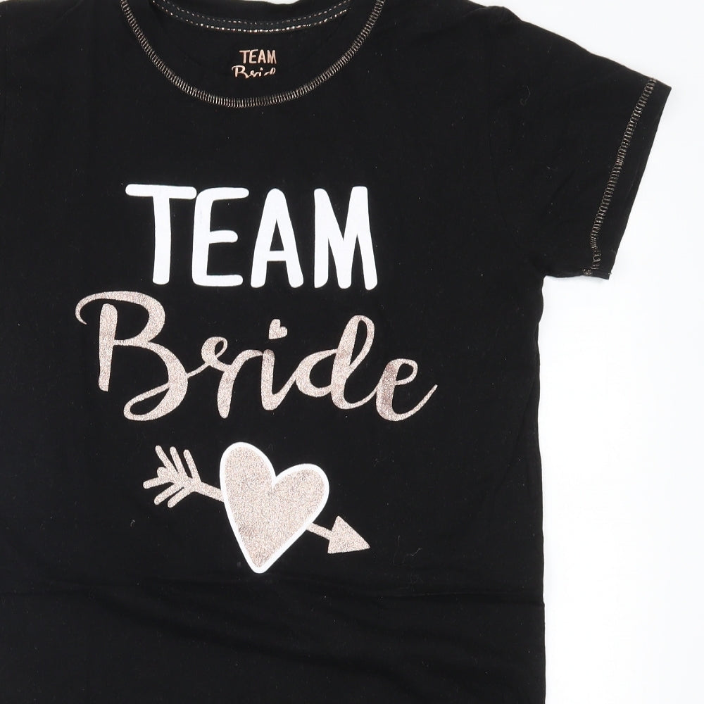Primark Womens Black Solid  Top Dress Size 6  - Team Bride