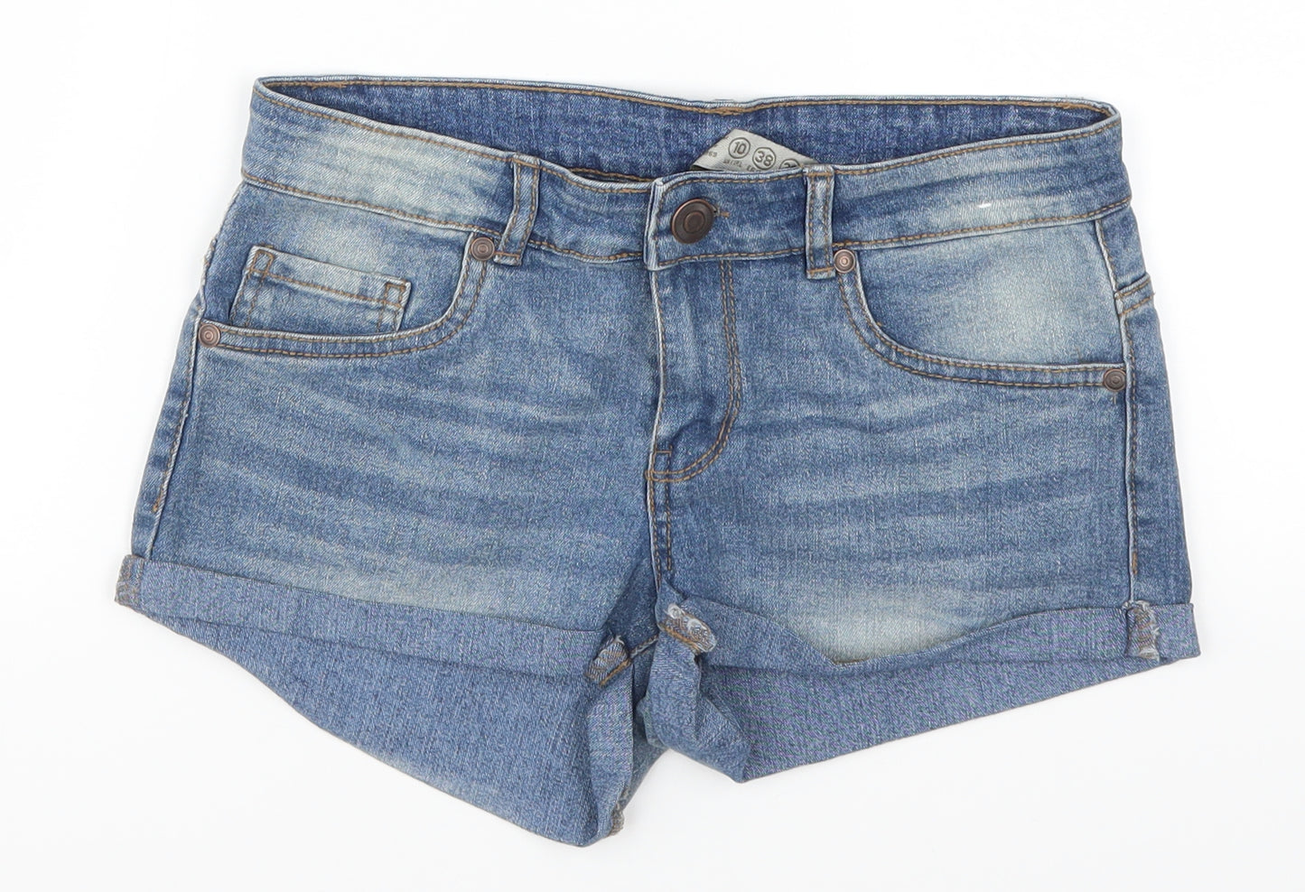 Denim Co Womens Blue  Denim Hot Pants Shorts Size 10