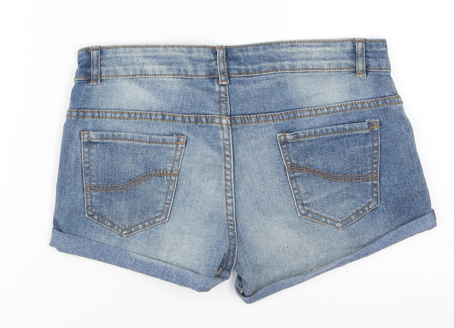 Denim Co Womens Blue  Denim Hot Pants Shorts Size 10