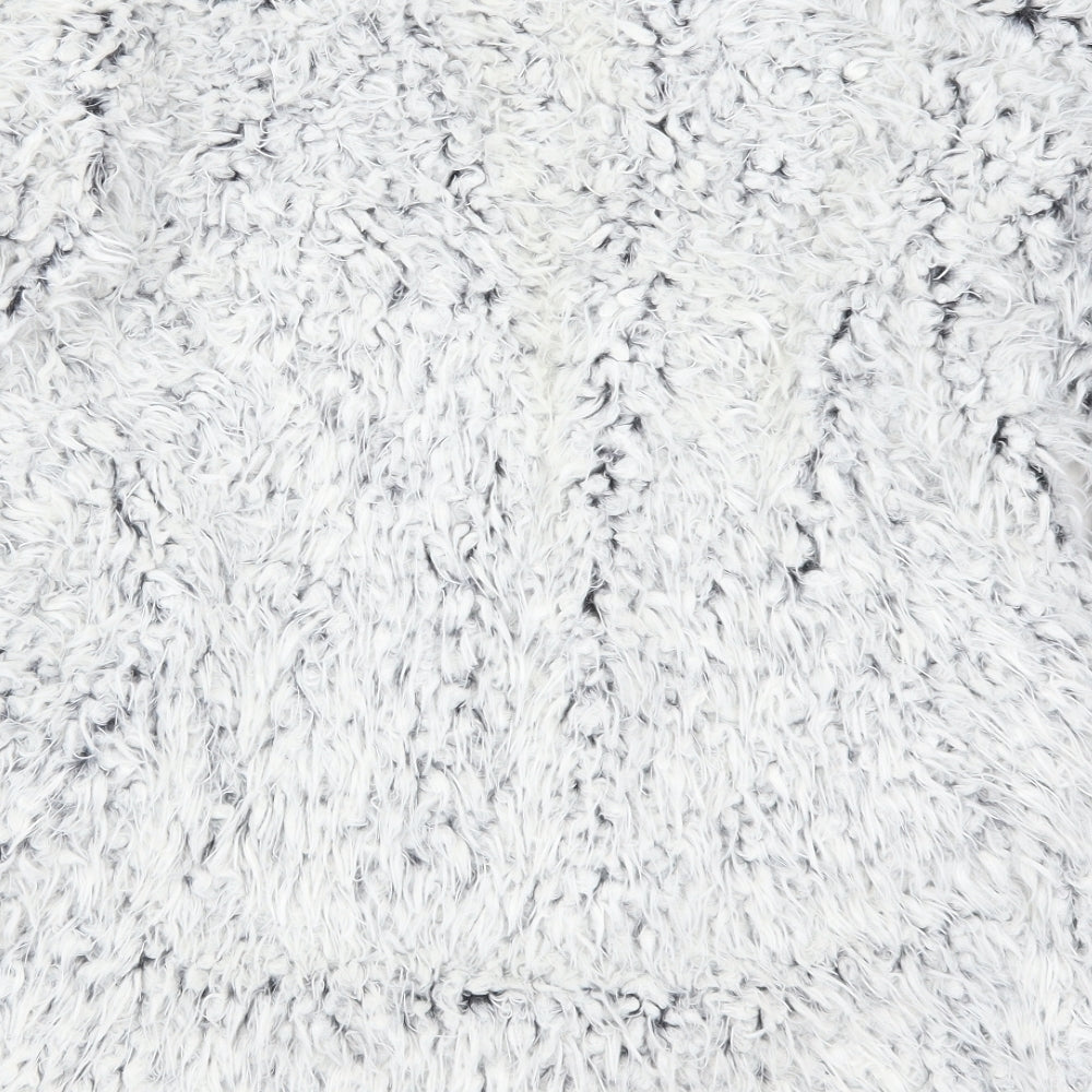 F&F Womens Grey Solid  Kimono Pyjama Top Size S