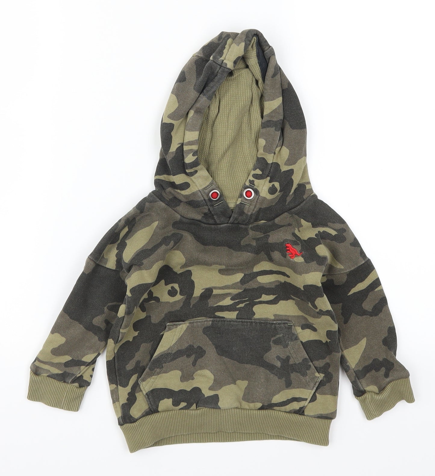 NEXT Baby Green Camouflage  Basic T-Shirt Size 12-18 Months  - Hoodie