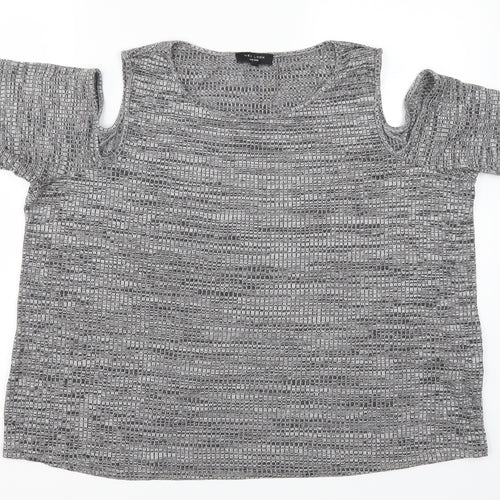 New Look Womens Grey   Basic T-Shirt Size 18