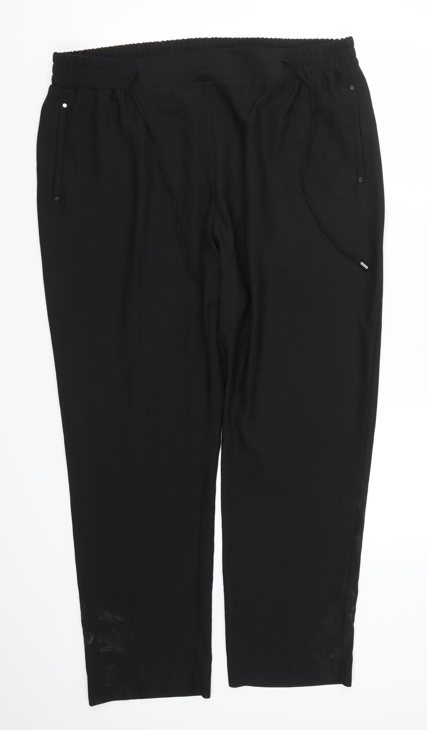 George Womens Black   Trousers  Size 20 L28 in
