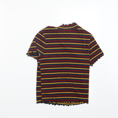 Primark Womens Red Striped  Pullover Jumper Size 6