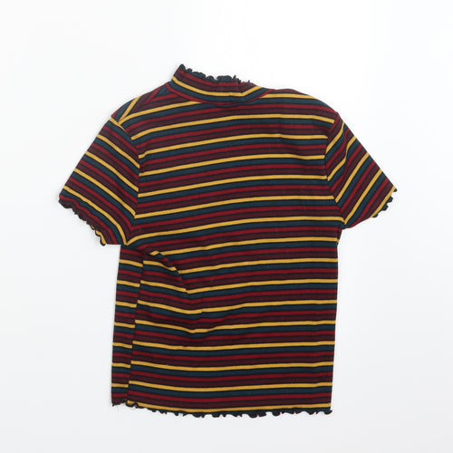 Primark Womens Red Striped  Pullover Jumper Size 6