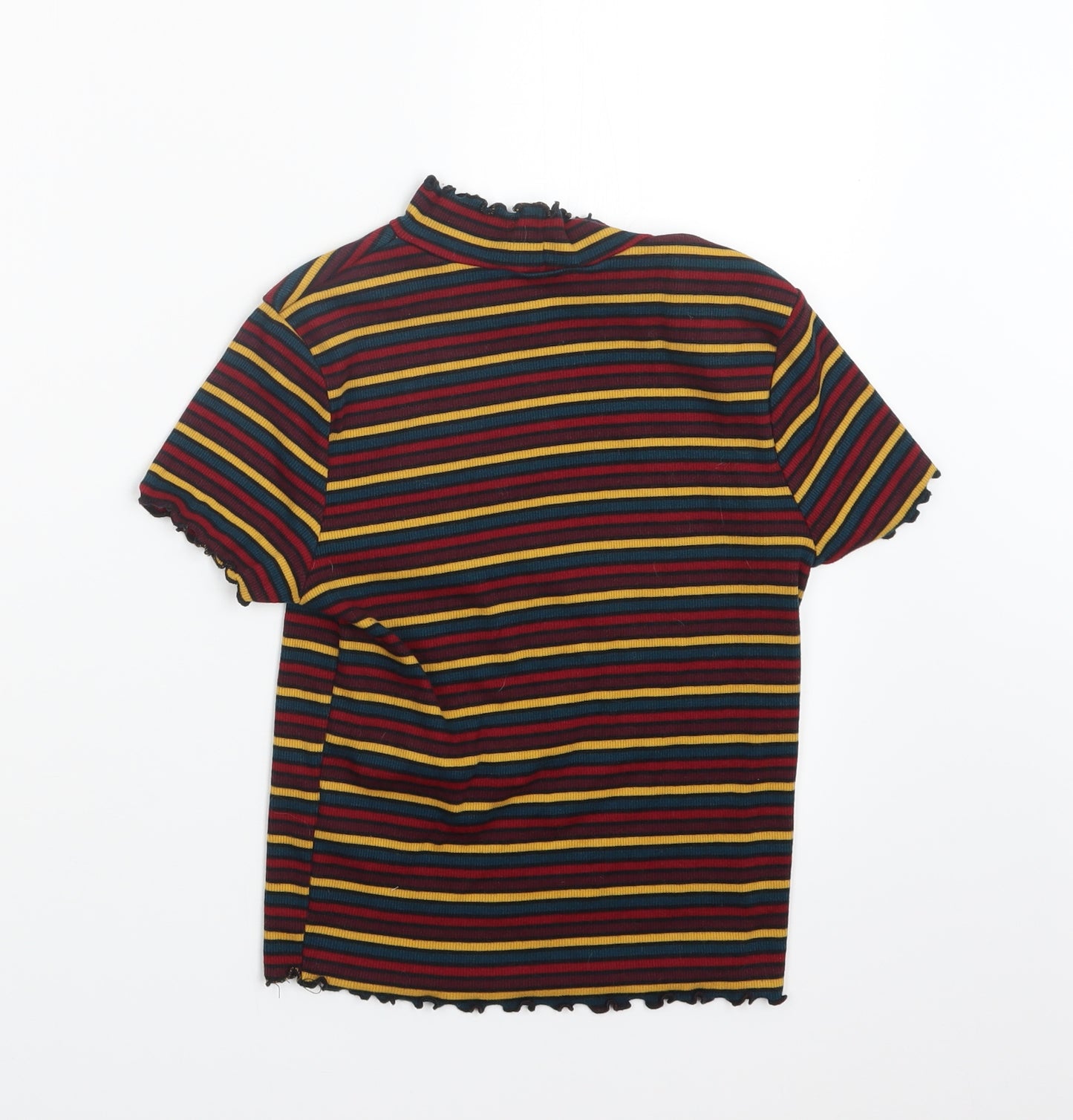 Primark Womens Red Striped  Pullover Jumper Size 6