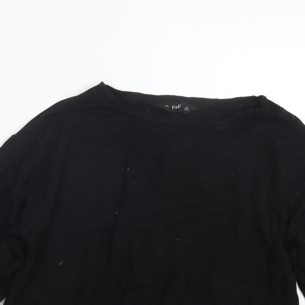 F&F Womens Black   Pullover Jumper Size 6