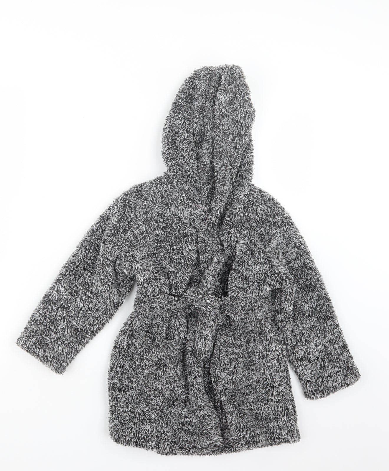 Matalan Boys Grey Geometric   Robe Size 4 Years