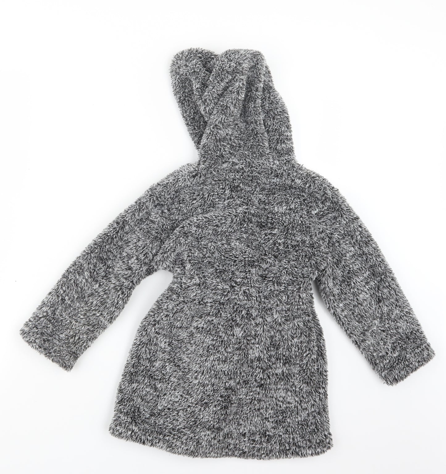 Matalan Boys Grey Geometric   Robe Size 4 Years