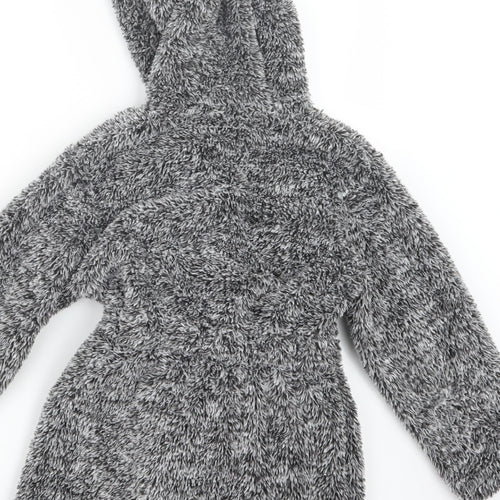 Matalan Boys Grey Geometric   Robe Size 4 Years