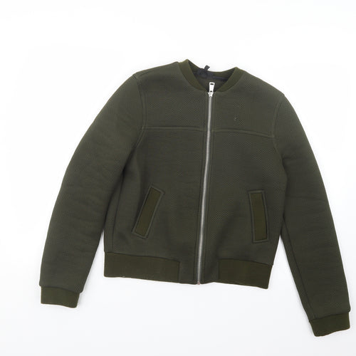 Topshop Womens Green   Jacket  Size 8