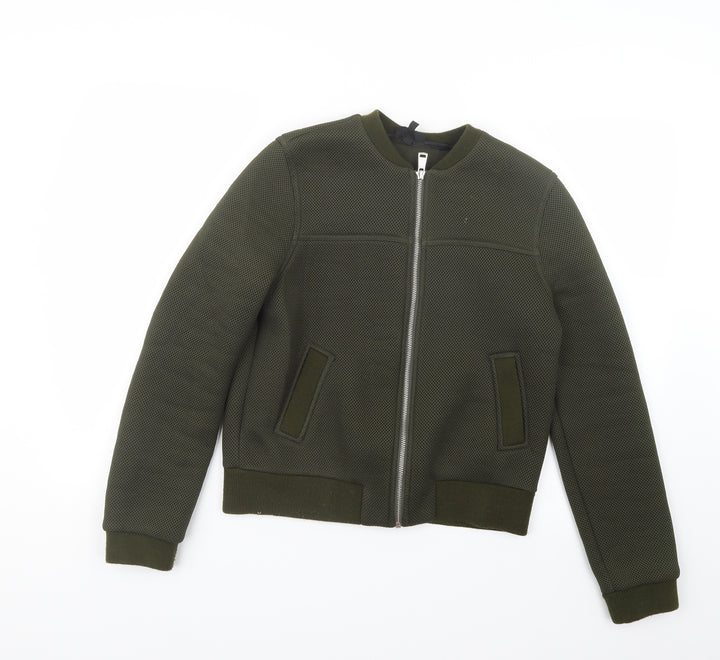 Topshop Womens Green   Jacket  Size 8