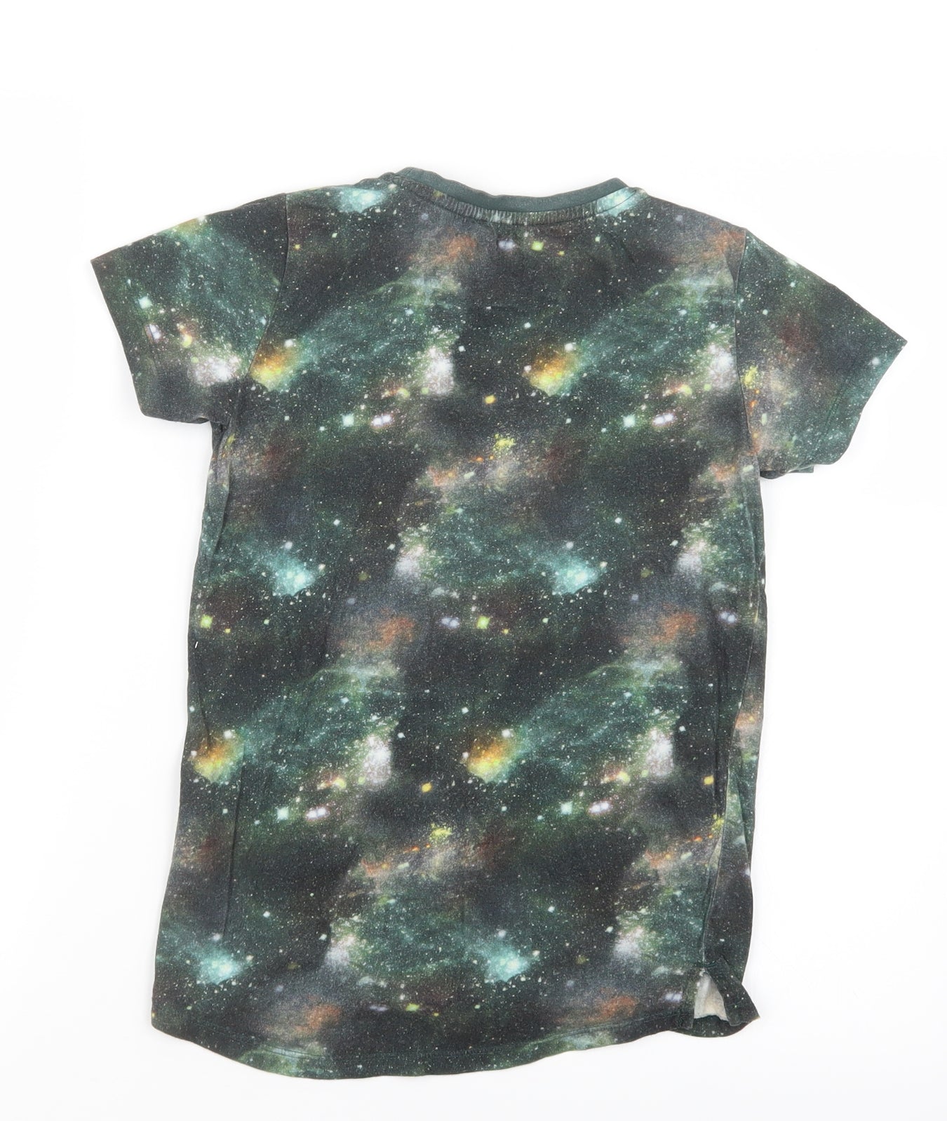 NEXT Boys Green Geometric  Basic T-Shirt Size 8 Years