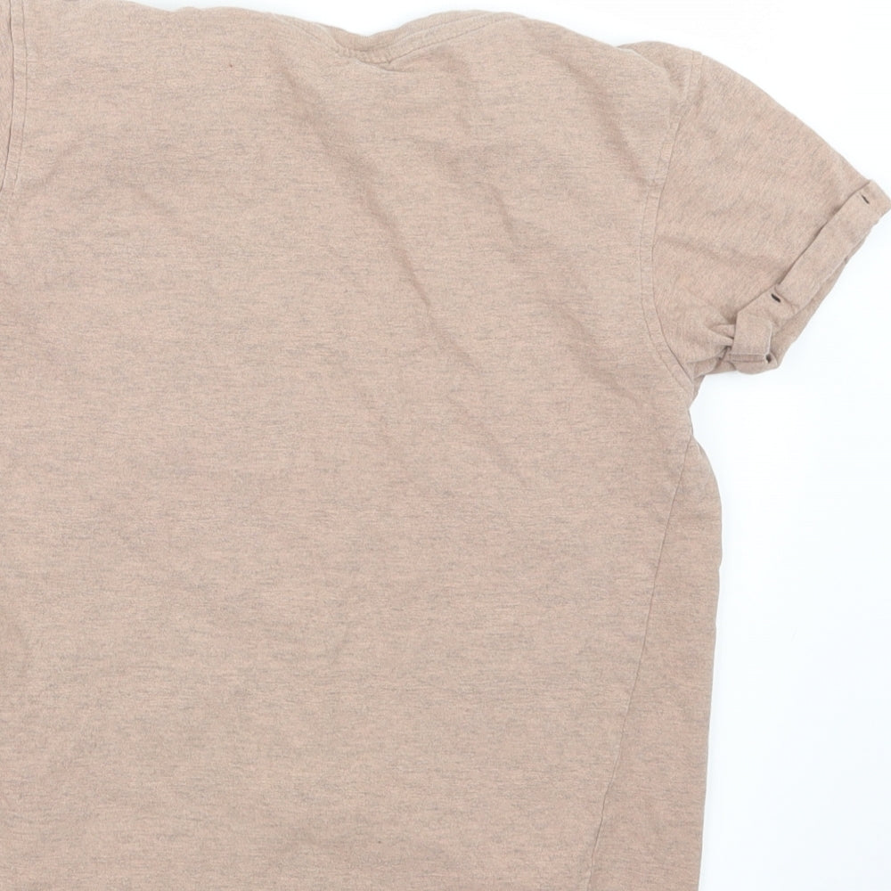 George Boys Beige   Basic T-Shirt Size 11-12 Years