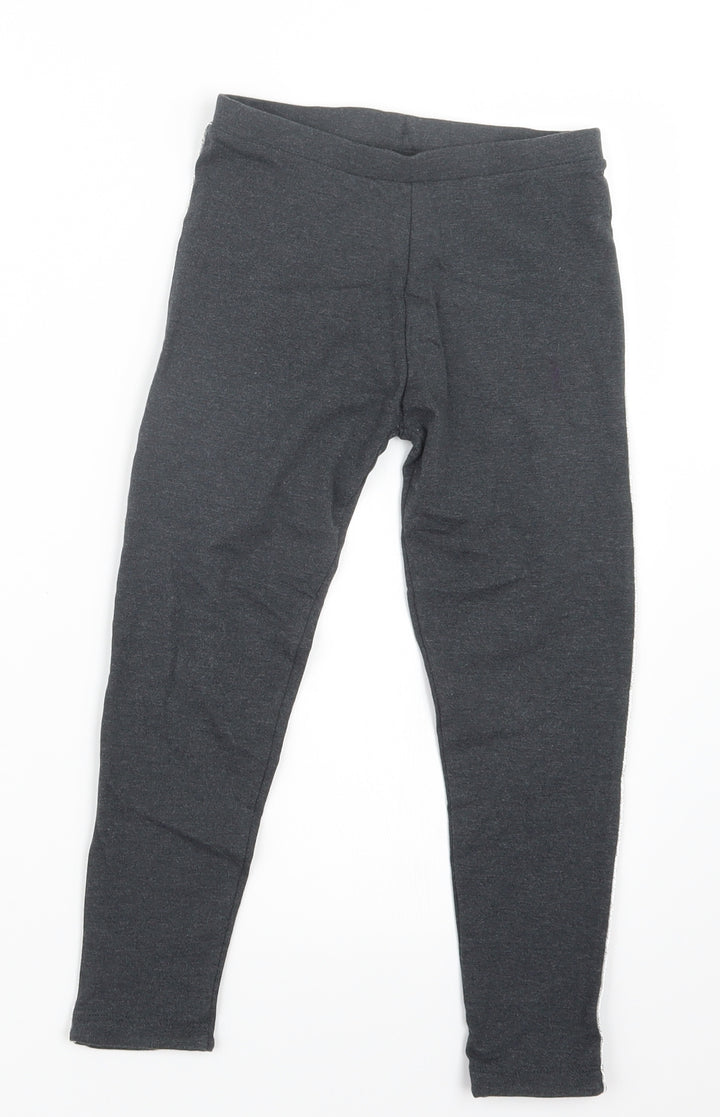 NEXT Girls Grey Capri Trousers Size 8 Years