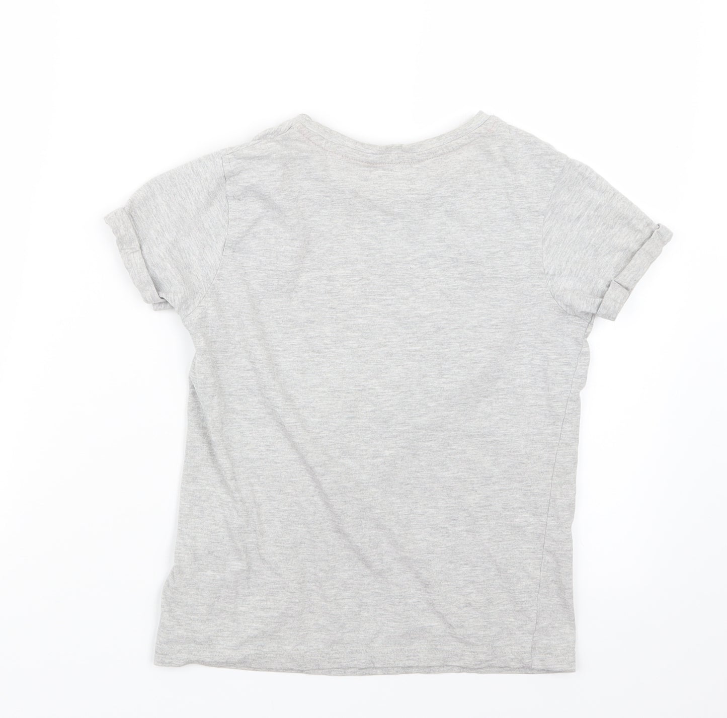 George Boys Grey   Basic T-Shirt Size 9-10 Years