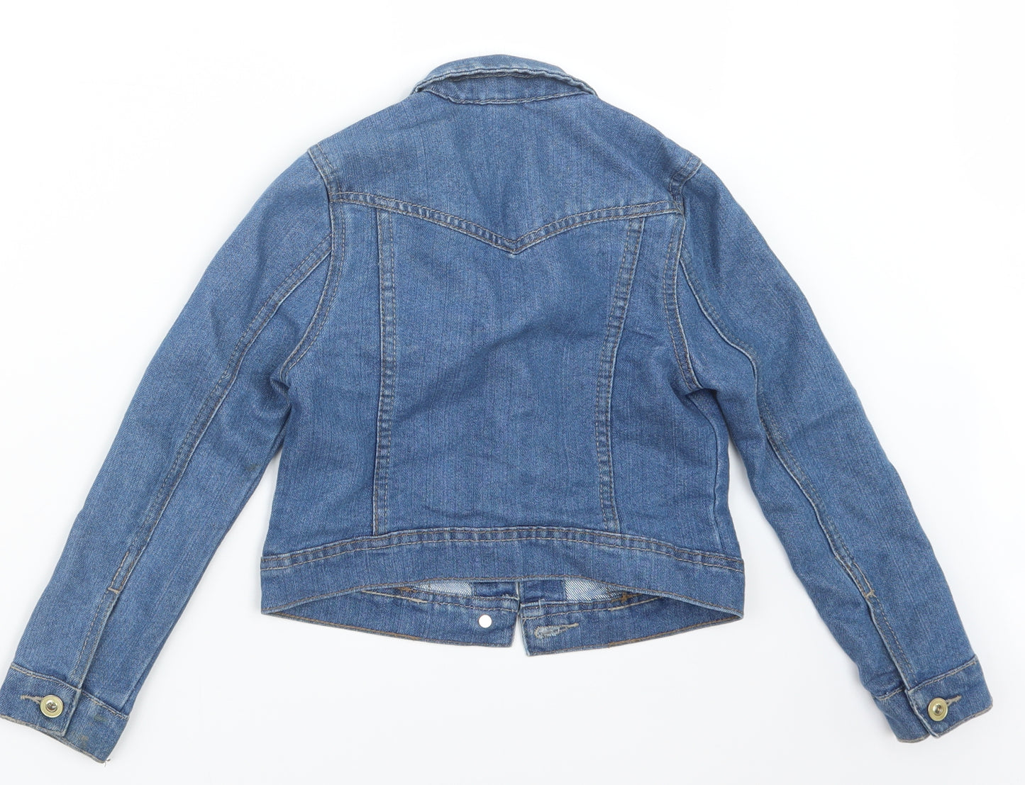 TU Girls Blue  Denim Jacket  Size 7-8 Years