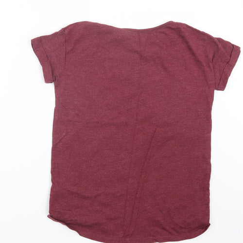 Marks and Spencer Girls Purple   Basic T-Shirt Size 8-9 Years