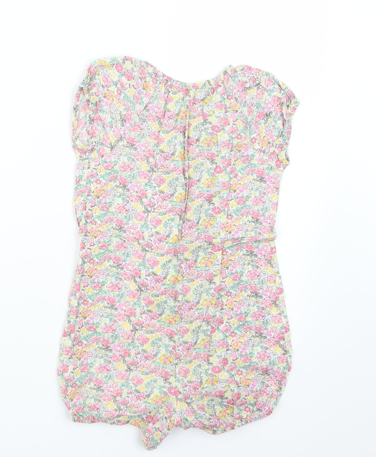 NEXT Girls Pink Floral  Coverall Outfit/Set Size 18-24 Months