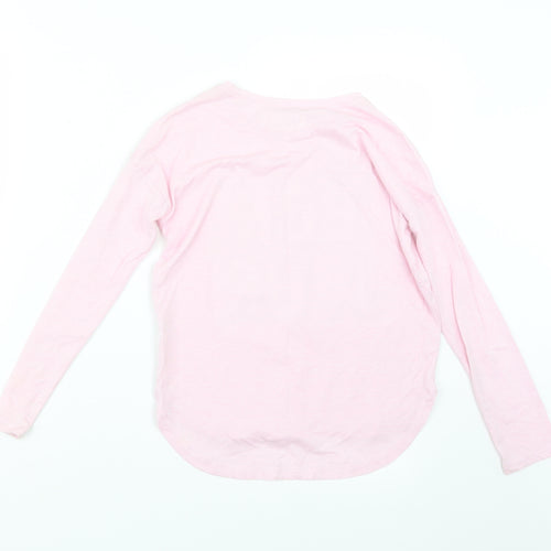 Gap Girls Pink   Basic T-Shirt Size 8 Years  - Beauty and the Beast