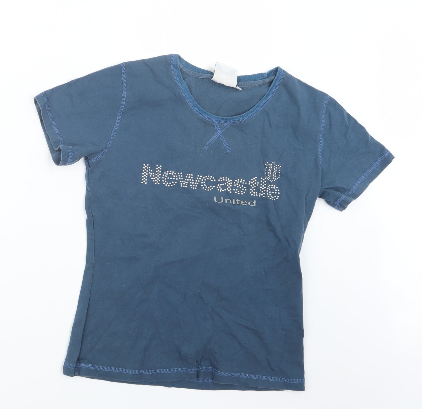 Newcastle United Womens Blue   Basic T-Shirt Size 12  - Newcastle United Football Club