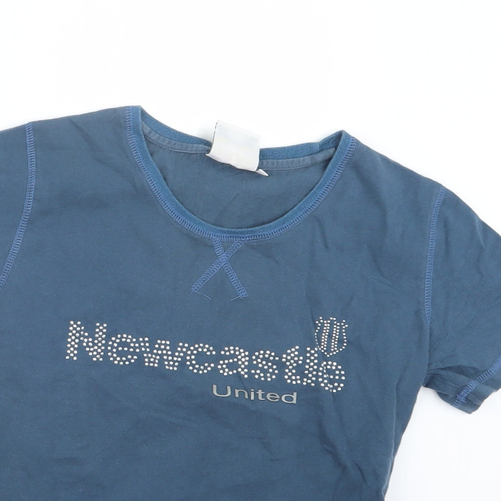 Newcastle United Womens Blue   Basic T-Shirt Size 12  - Newcastle United Football Club
