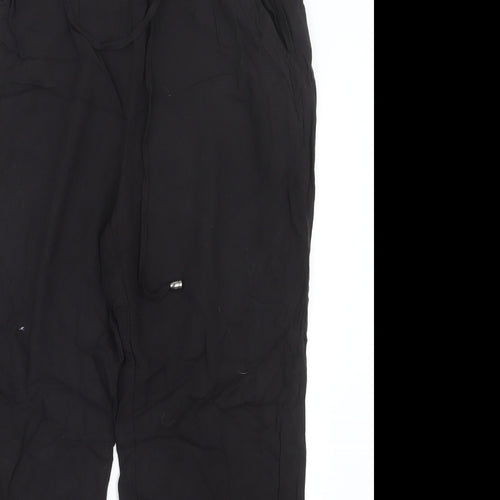 New Look Womens Black   Cargo Trousers Size 10 L23 in
