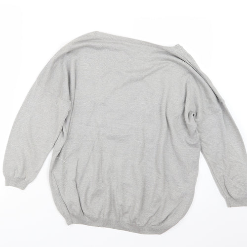 NEXT Womens Grey  Knit Pullover Jumper Size 12