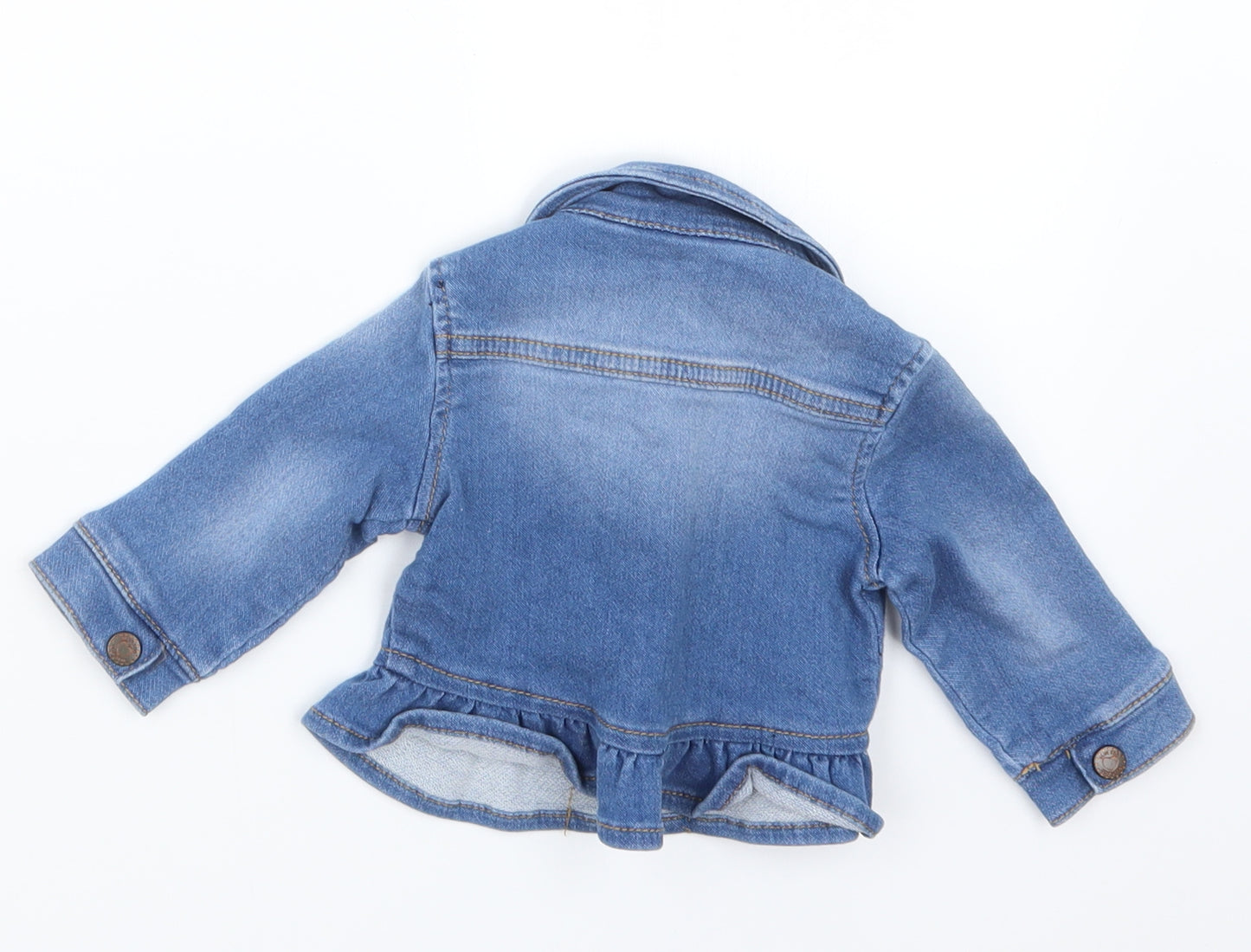 Blue Zoo Girls Blue  Denim Jacket  Size 0-3 Months