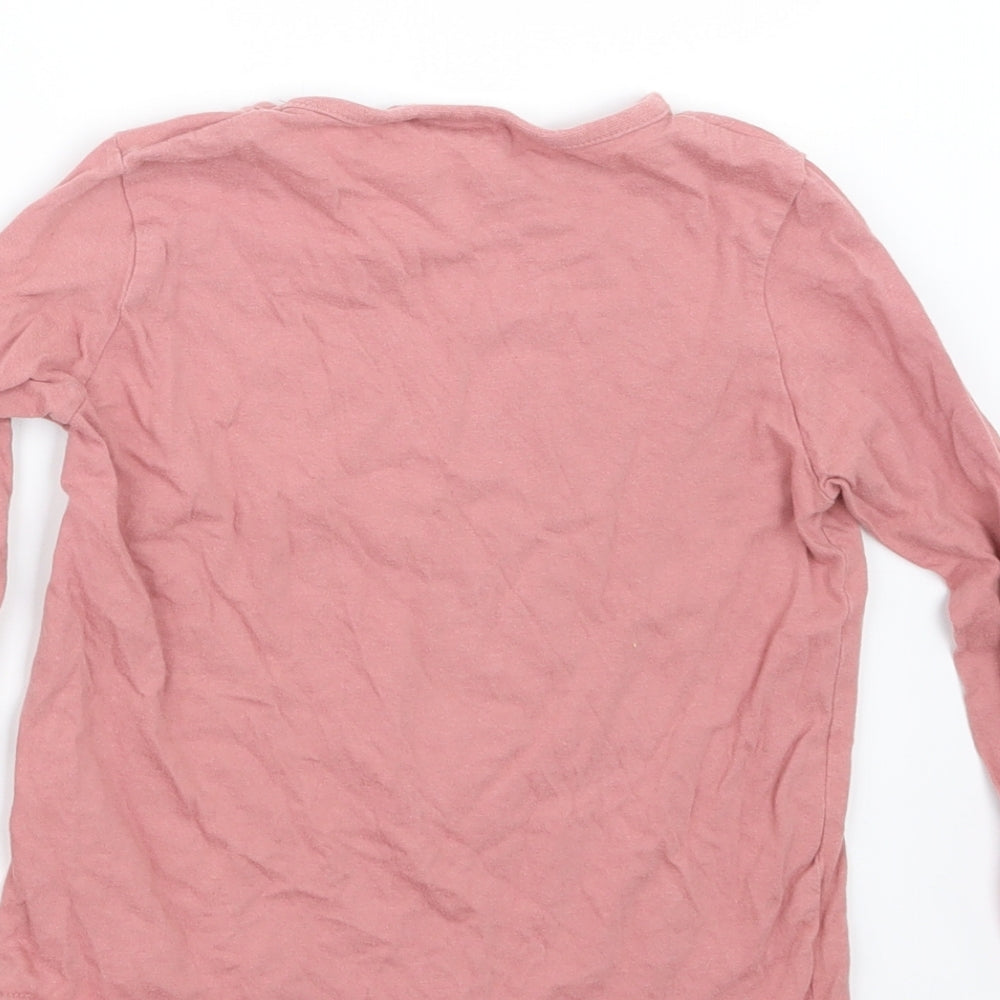 Primark Girls Pink Geometric  Top Pyjama Set Size 3-4 Years  - Minnie Mouse