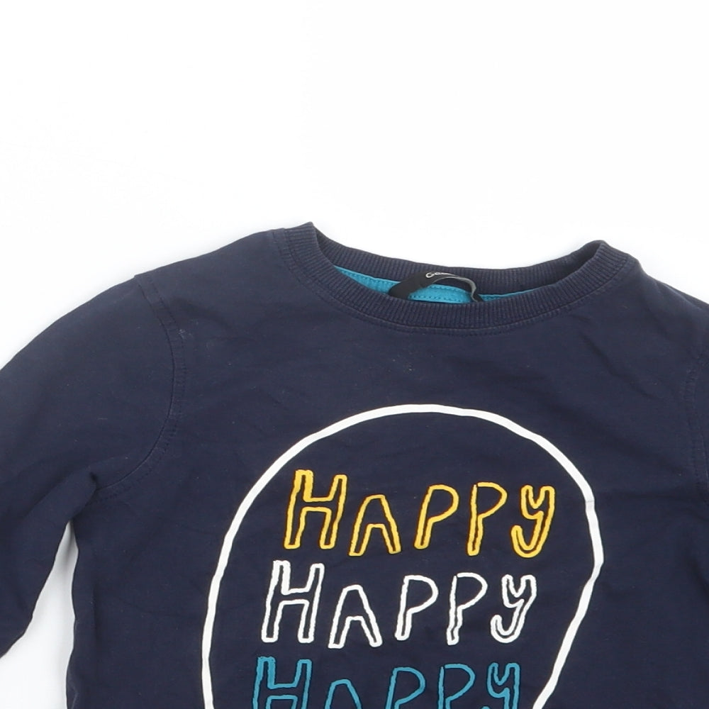 George Boys Blue   Basic T-Shirt Size 4-5 Years