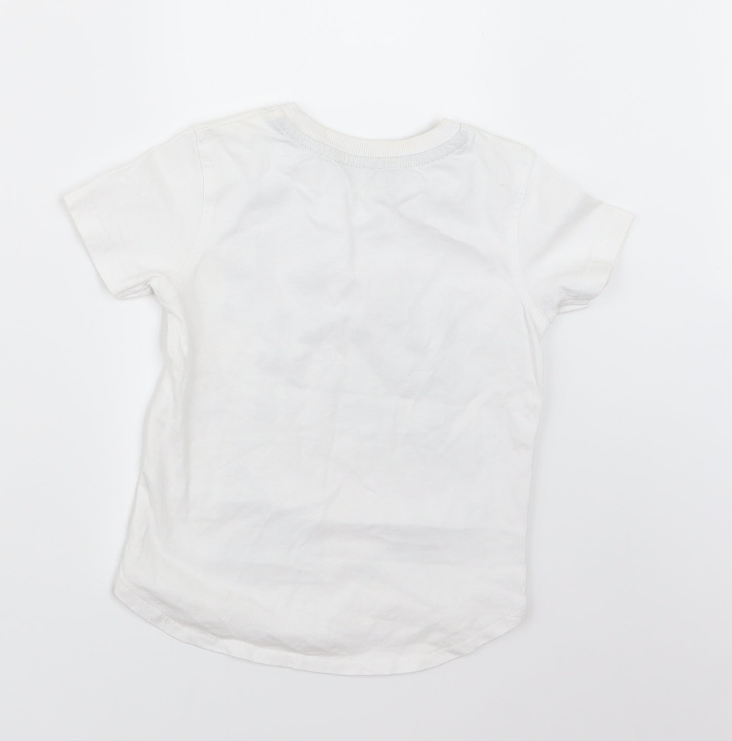 George Boys White   Basic T-Shirt Size 2-3 Years