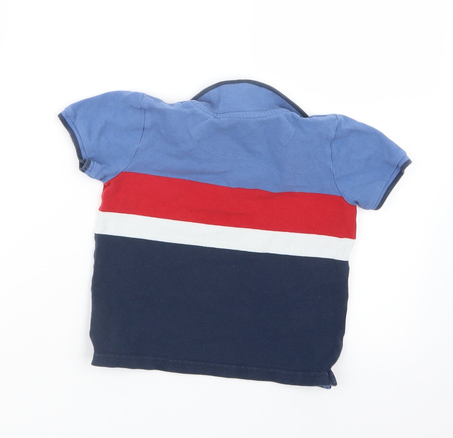 TU Boys Blue   Basic Polo Size 3-4 Years