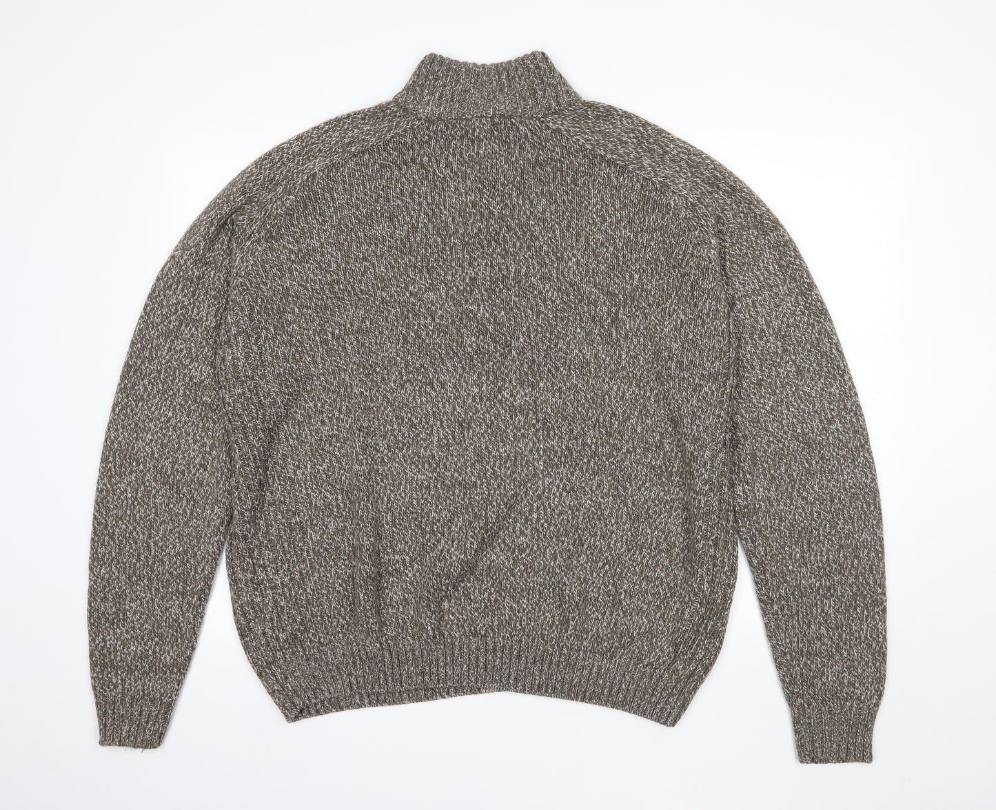 James Pringle Mens Brown  Knit Pullover Jumper Size 2XL