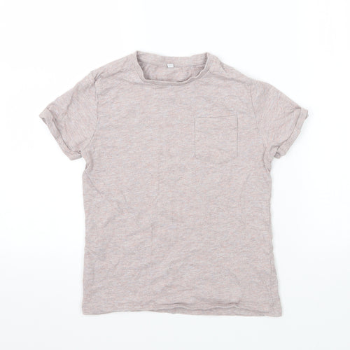 M&S Girls Pink  Jersey Basic T-Shirt Size 7-8 Years