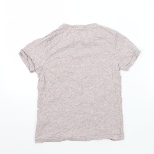M&S Girls Pink  Jersey Basic T-Shirt Size 7-8 Years