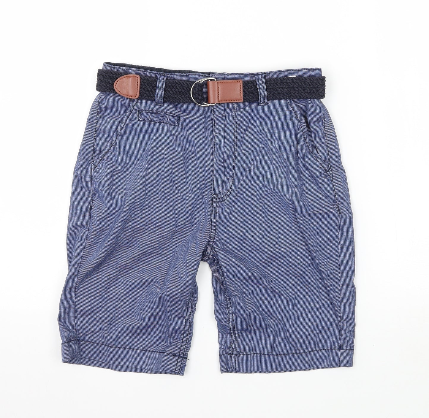 George Boys Blue   Chino Shorts Size 10-11 Years