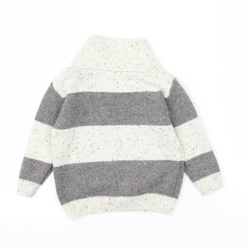 Nutmeg Baby Multicoloured Striped Knit Pullover Jumper Size 12-18 Months