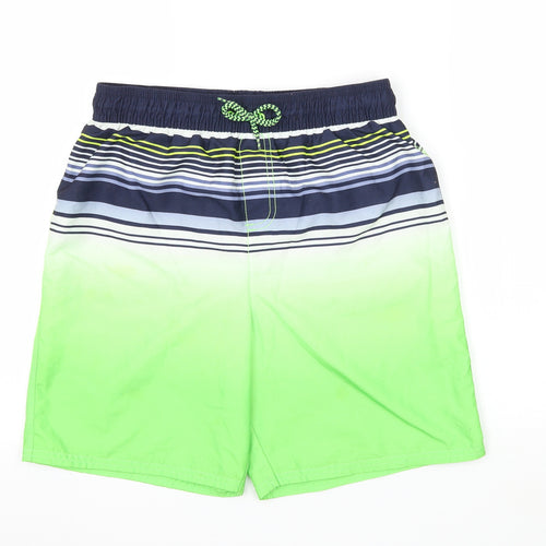 George Boys Multicoloured Striped  Sweat Shorts Size 13-14 Years - swim short