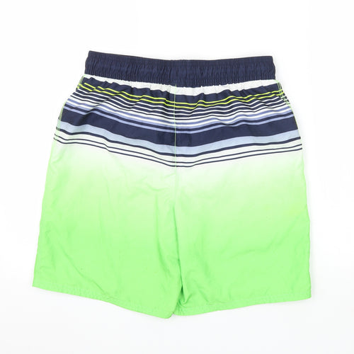 George Boys Multicoloured Striped  Sweat Shorts Size 13-14 Years - swim short