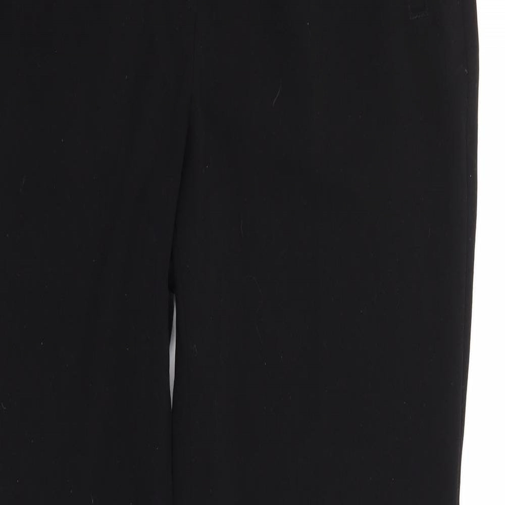 M&S Womens Black   Trousers  Size 12 L29 in