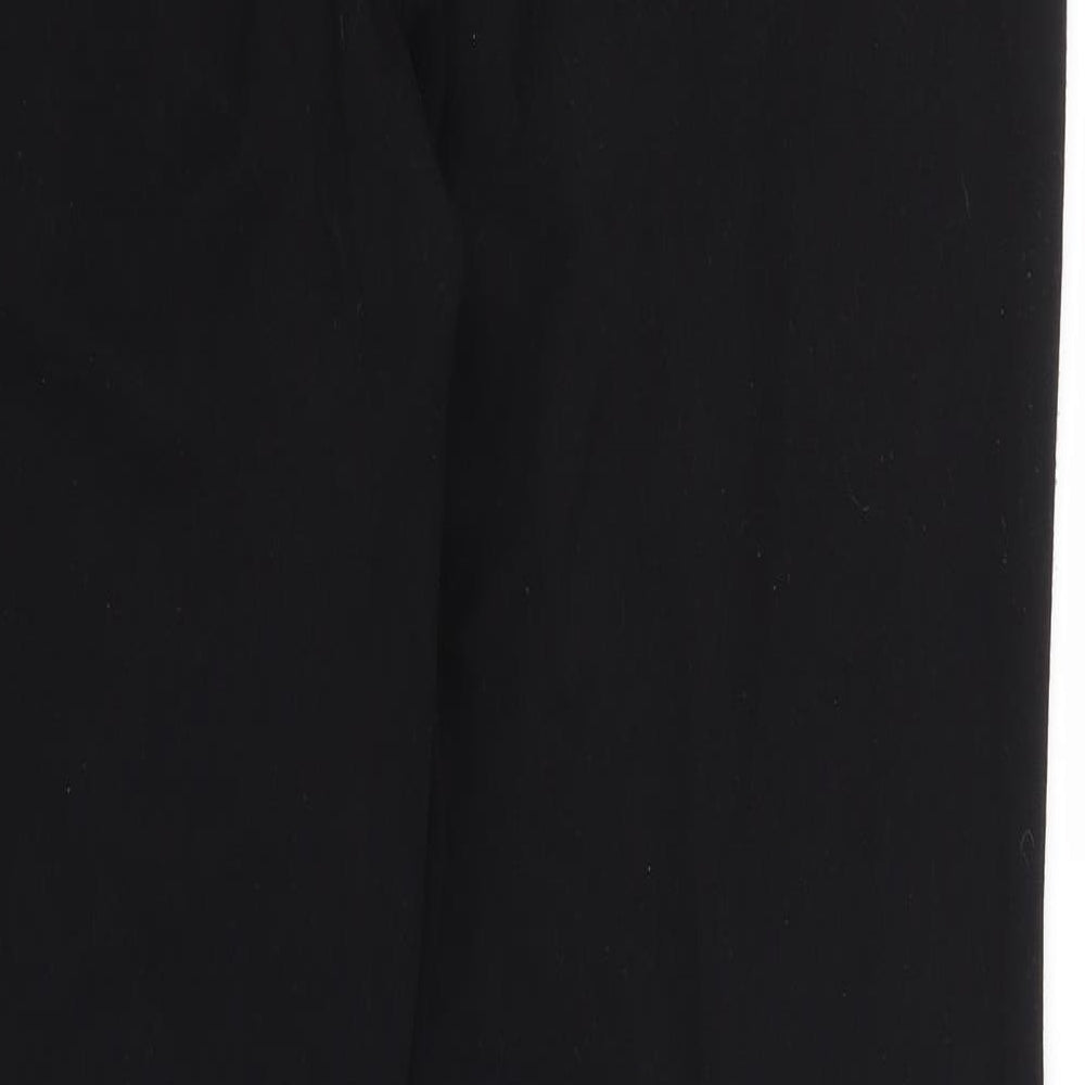 M&S Womens Black   Trousers  Size 12 L29 in