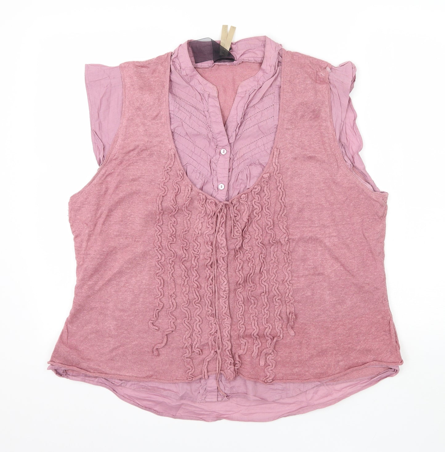 NEXT Womens Pink   Basic Blouse Size 20