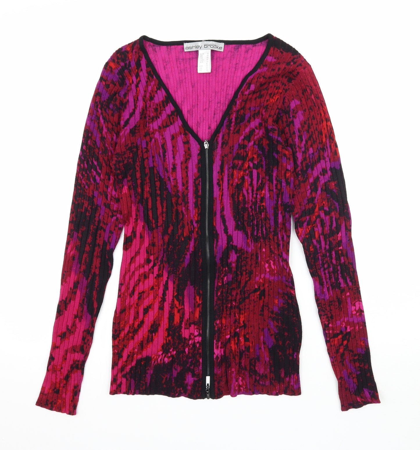 Ashley Brooke Womens Pink   Basic T-Shirt Size 10