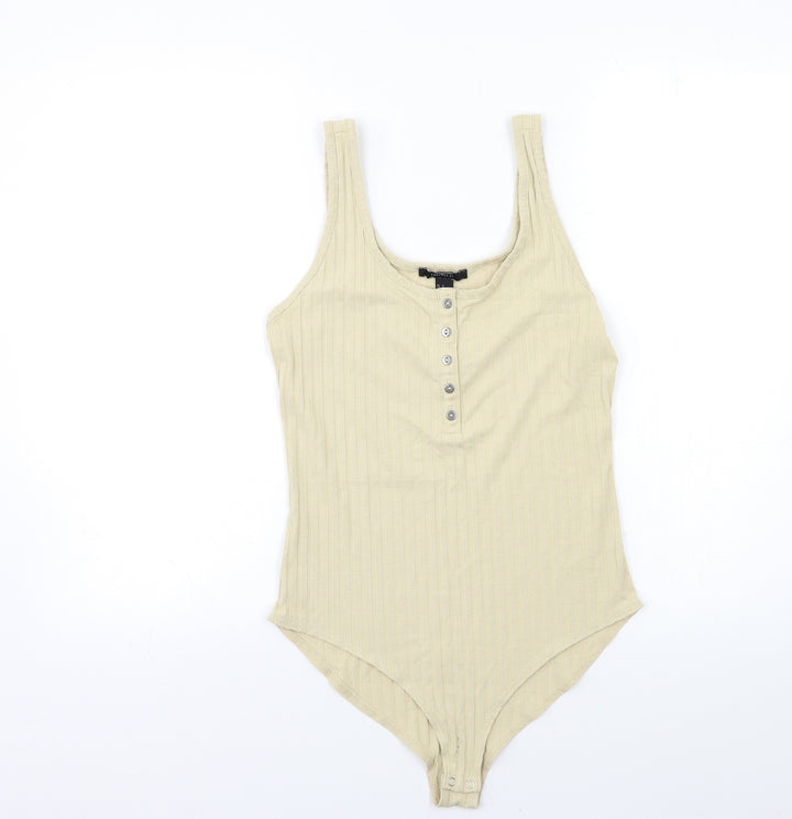 FOREVER 21 Womens Beige Basic Tank Size S